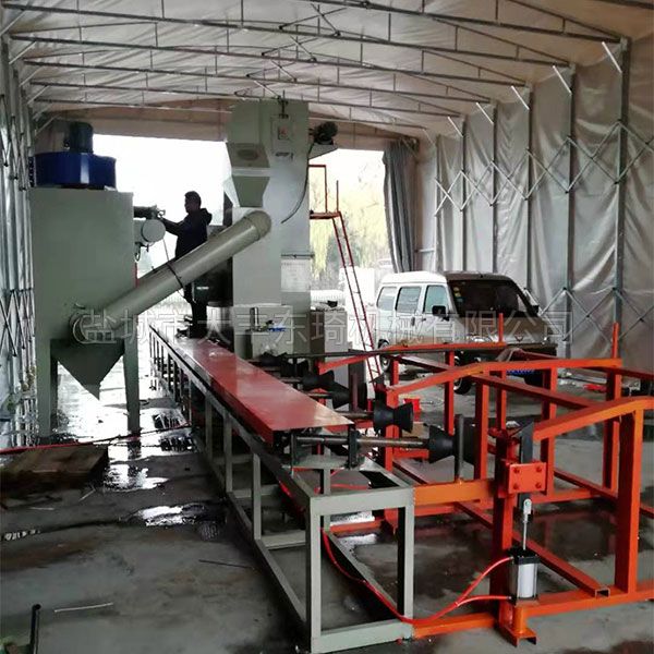 圆钢自动表面处理抛丸机